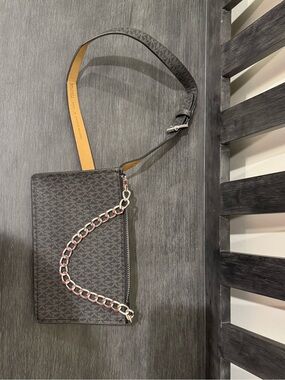 Michael Kors Tan Leather-Look Belt Strap